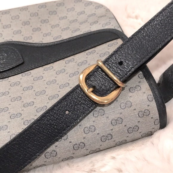 ⭐️ Vintage 1980’s Gucci Coated Canvas Leather Bag - Picture 10 of 16